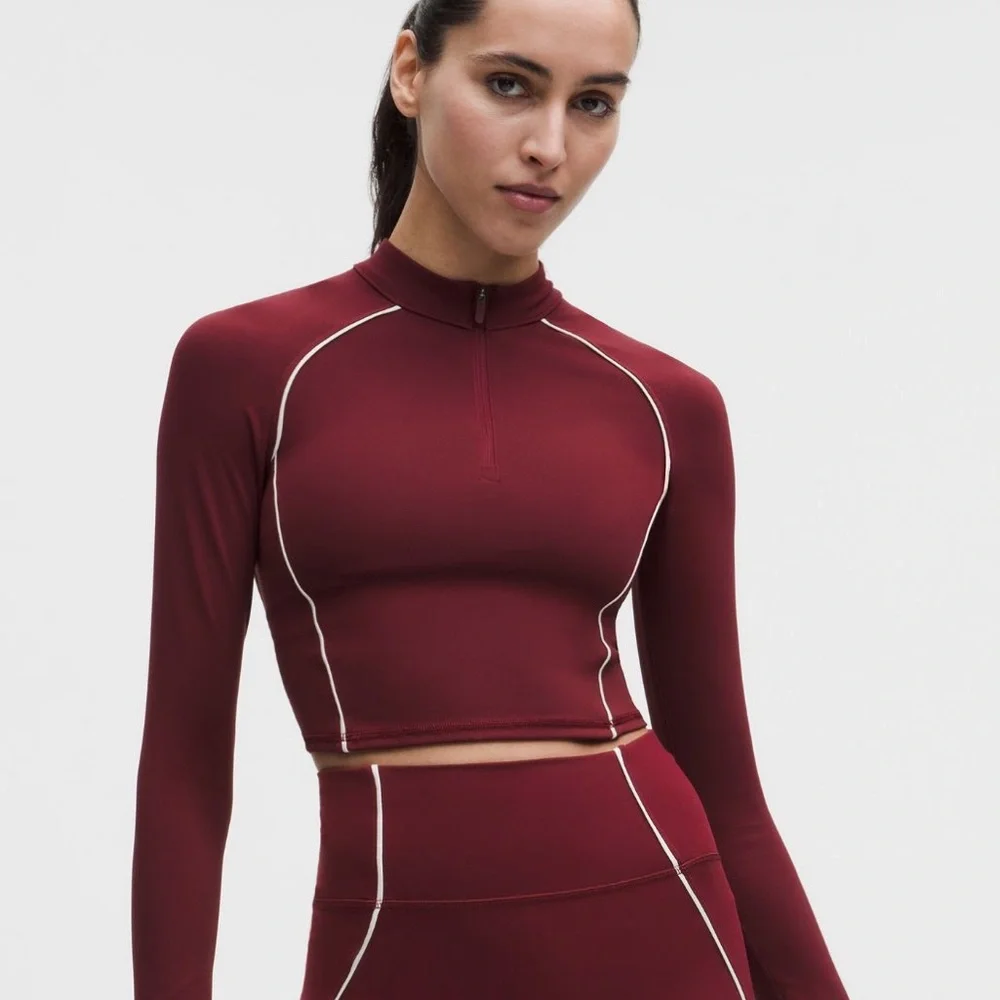 lululemon Long Sleeve crop top new - Picture 1 of 7